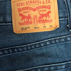 Levi’s 514 Straight NEW W29/L29 (aka: 18 regular)
